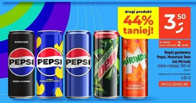 Napój gazowany Pepsi Twist o smaku cytryny promocja w Dealz