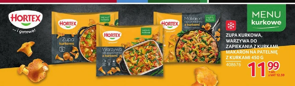 Warzywa do zapiekania z kurkami Hortex promocja w Selgros