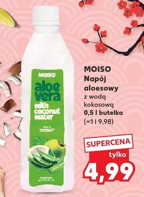 Napój aloesowy z wodą kokosową promocja w Kaufland