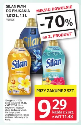 Płyn do płukania Silan Aromatherapy Fascinating Frangipani promocja w Selgros