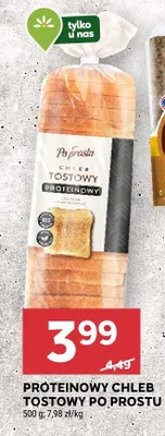 Chleb proteinowy tostowy po prostu Mofrasushi promocja w Stokrotka