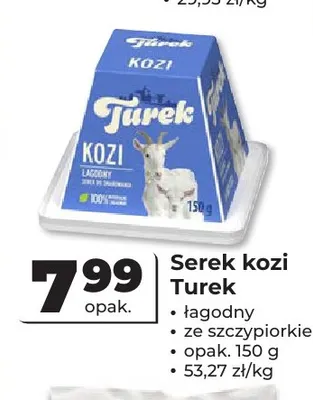 Serek kozi ze szczypiorkiem Turek promocja w Odido