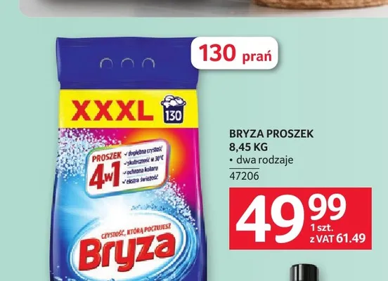 Proszek do prania Bryza Do Koloru promocja w Selgros