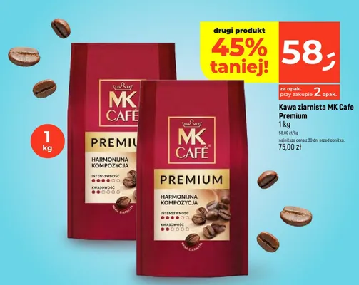 Kawa ziarnista Premium promocja w Dealz