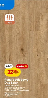 Panel podłogowy Dąb Solar promocja w Castorama