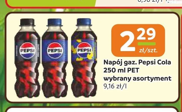 Napój gazowany Pepsi Cola promocja w Społem Częstochowa