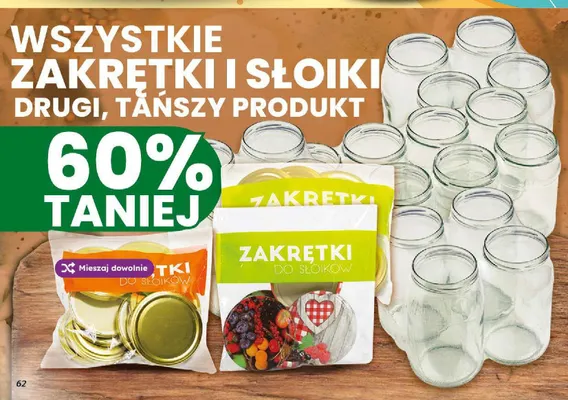 Słoiki szklane promocja w Dino