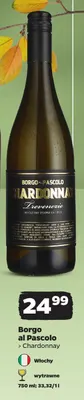 Wino białe Borgo al Pascolo Chardonnay promocja w Netto