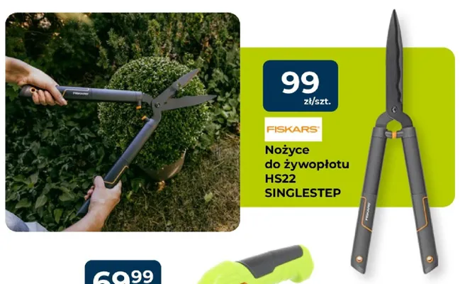 Nożyce do żywopłotu Fiskars HS22 SINGLESTEP promocja w PSB Mrówka