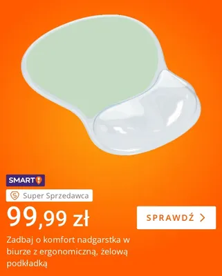 Ergonomiczna żelowa podkładka pod nadgarstek promocja w Allegro
