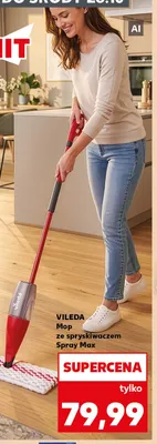 Mop ze spryskiwaczem Spray Max Vileda promocja w Kaufland