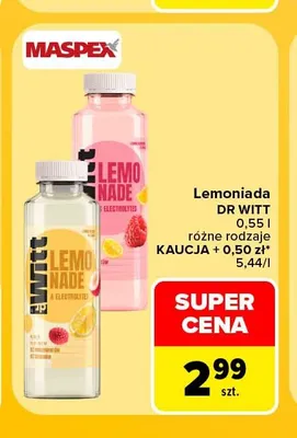 Lemoniada Dr Witt Malina promocja w Carrefour