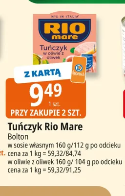 Tuńczyk w sosie własnym Rio Mare promocja w Leclerc
