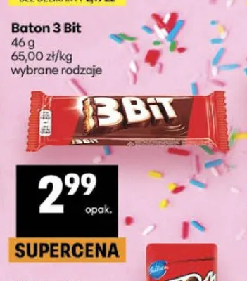 Baton 3 Bit promocja w Delikatesy Centrum