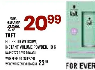 Puder do włosów instant volume powder promocja w Drogerie Natura