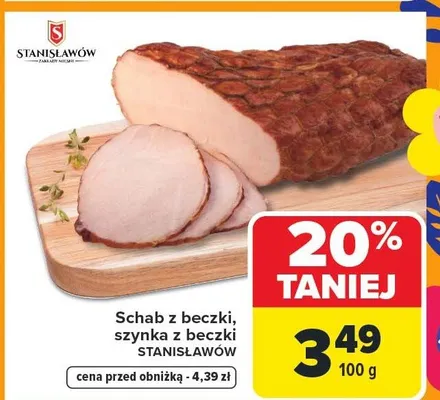 Schab z beczki, szynka z beczki promocja w Carrefour Market