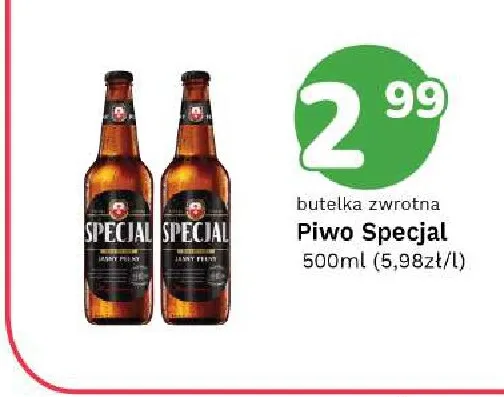 Piwo Specjal Jasny Pełny promocja w Limonka