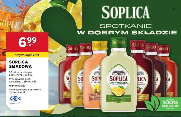 Soplica smakowa różne rodzaje promocja w Stokrotka