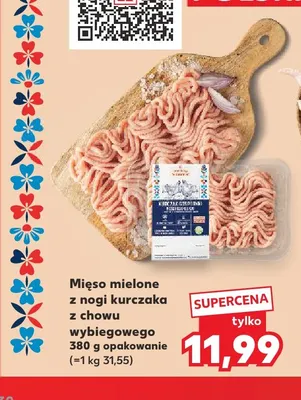 Mięso mielone z nogi kurczaka z chowu wybiegowego Kurczak Gospodyni promocja w Kaufland