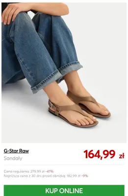 Sandały G-Star Raw promocja w eobuwie.pl