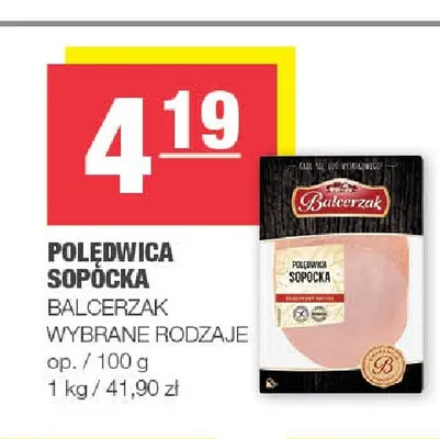Polędwica sopocka Balcerzak promocja w SPAR