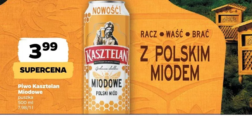 Piwo Miodowe promocja w Netto