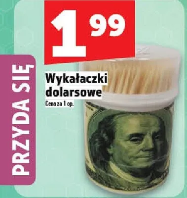 Wykałaczki dollarowe promocja w TOPAZ