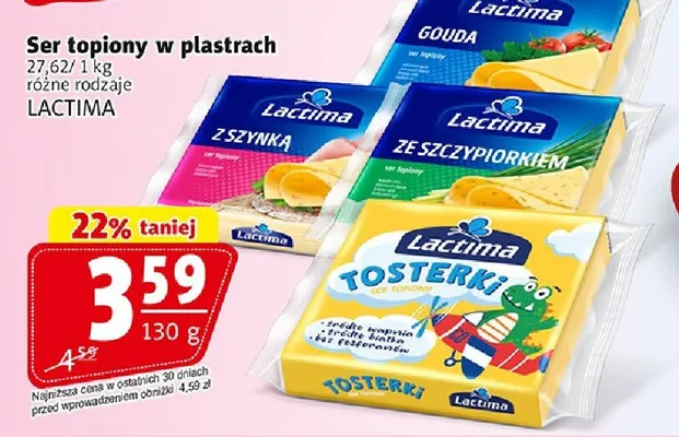 Ser topiony w plastrach promocja w Prim Market
