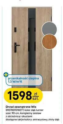 Drzwi zewnętrzne Wis Ok Doors promocja w Castorama