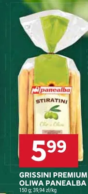 Grissini premium oliwa Panealba promocja w Stokrotka