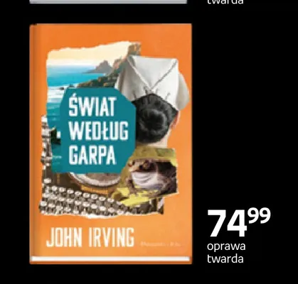 Książka Świat według Garpa John Irving oprawa twarda promocja w Empik