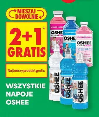 Napoje Oshee promocja w Biedronka