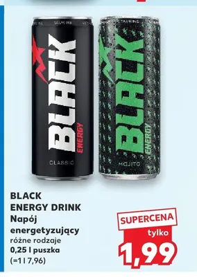 Napój energetyzujący Black Energy Drink Classic promocja w Kaufland