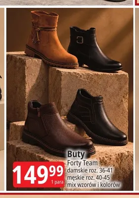 Buty Forty Team promocja w Leclerc