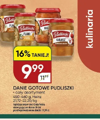 Danie gotowe Pudliszki promocja w Chata Polska