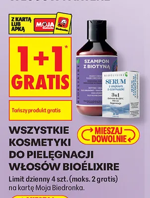 Szampon do włosów z biotyną Bioélixire promocja w Biedronka