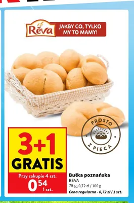 Bułka poznańska Reva promocja w Intermarche