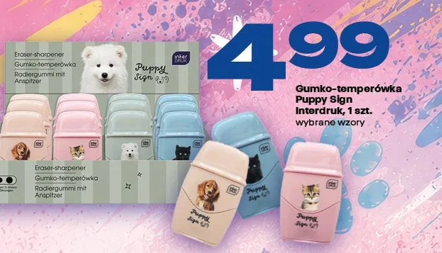 Gumko-temperówka Interdruk Puppy Sign promocja w Twój Market