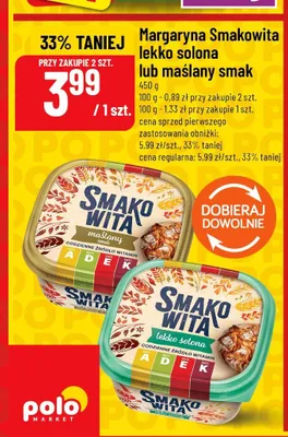 Margaryna Smakowita promocja w POLOmarket