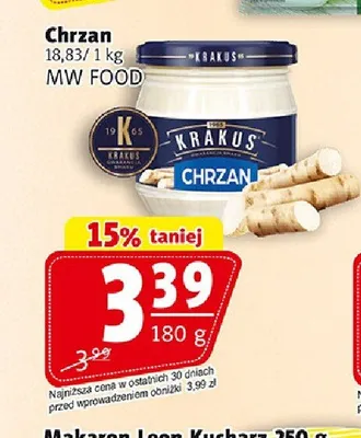 Chrzan Krakus promocja w Prim Market
