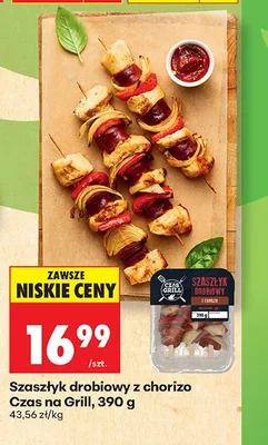 Szłyk drobiowy z chorizo Czas na Grill promocja w Biedronka