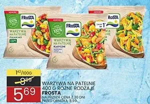 Warzywa na patelnie różne rodzaje promocja w Wafelek