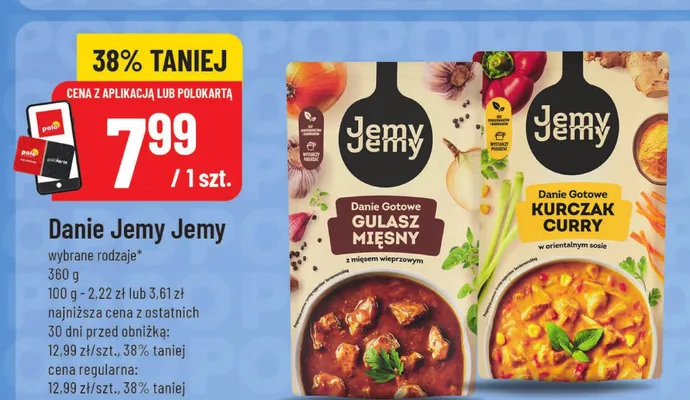Danie gotowe Gulasz Mięsny Jemy Jemy promocja w POLOmarket