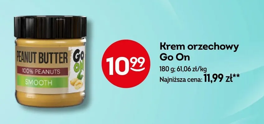 Krem orzechowy smooth promocja w Żabka