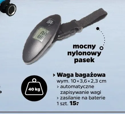 Waga bagażowa promocja w Netto