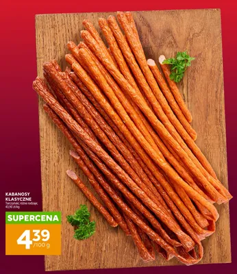 Kabanosy Klasyczne Tarczyński promocja w Stokrotka