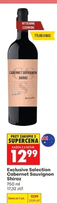 Wino Cabernet Sauvignon Shiraz promocja w Biedronka