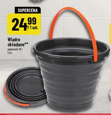 Wiadro składane 10 l promocja w POLOmarket