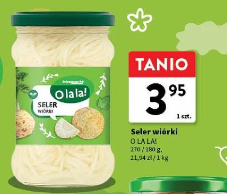Seler wiórki promocja w Intermarche