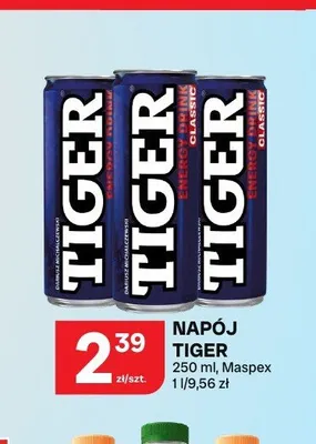 Napój energetyczny Tiger Classic promocja w Chorten